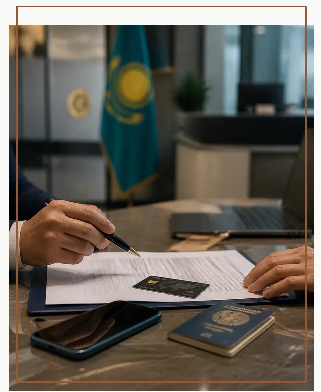Открытие счета и банковской карты в Казахстане в Нефтеюганске
